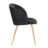 Luna - Pleated Contemporary Chair (Set of 2)