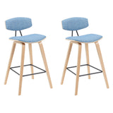 Fox - Swivel Counter Height Stool - Light Brown