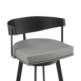 Lacey - Swivel Counter Stool - Black