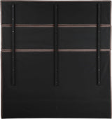 Adam - Linen Fabric Bed With 89" Headboard