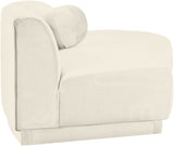 Avra - 86" Velvet Performance Fabric Upholstered Sofa