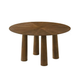 Klarissa - Round Dining Table - Walnut
