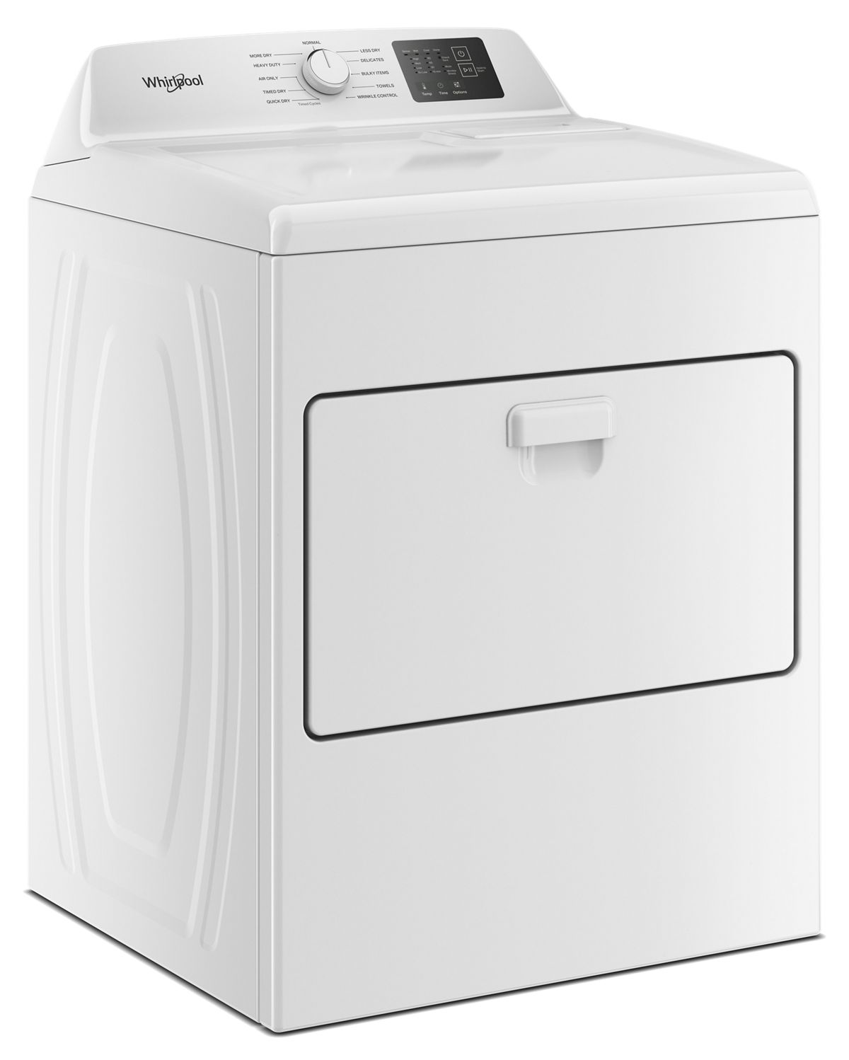 Whirlpool WGD4307SW dryer detail view