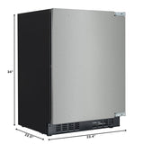 24 in. Panel Ready Compact Refrigerator, 5 cu. ft. in Black (KM-BIR5C-PR)