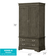 Elegant Traditional Armoire