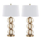 Linx - 29" Metal Table Lamp (Set of 2) - White