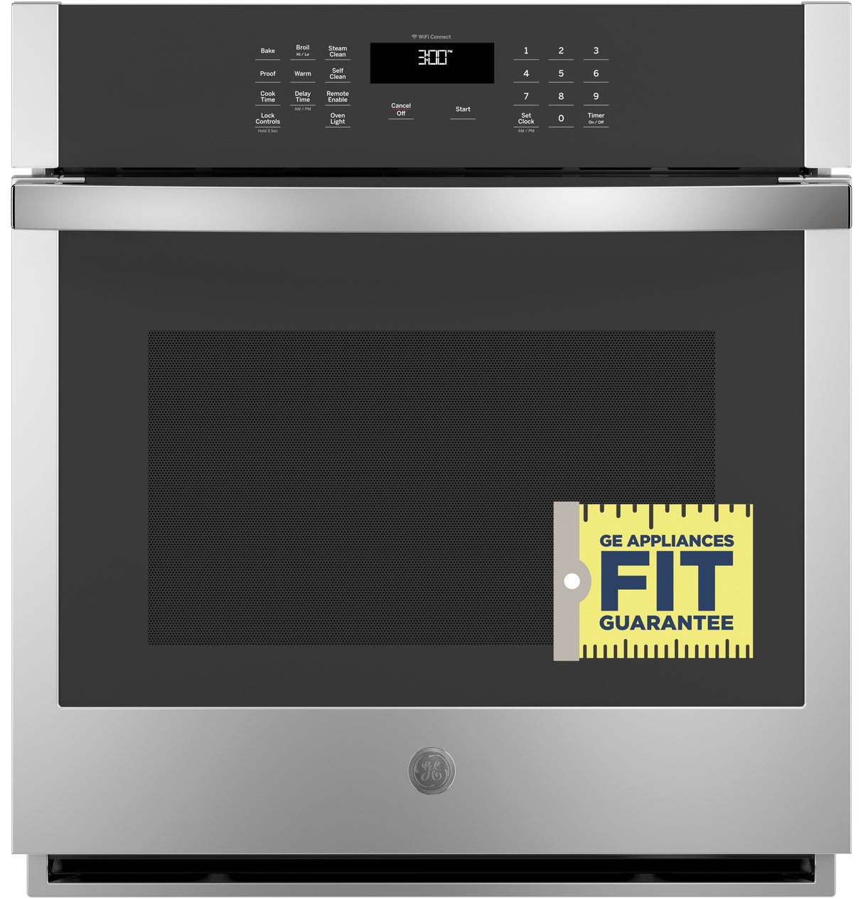 GE JKS3000SNSS - 27 in. 4.3 cu. ft. Smart Electric Built-In  Single Wall Oven - Stainless Steel