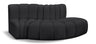 Arc - Faux Leather 3 Piece Modular Sofa