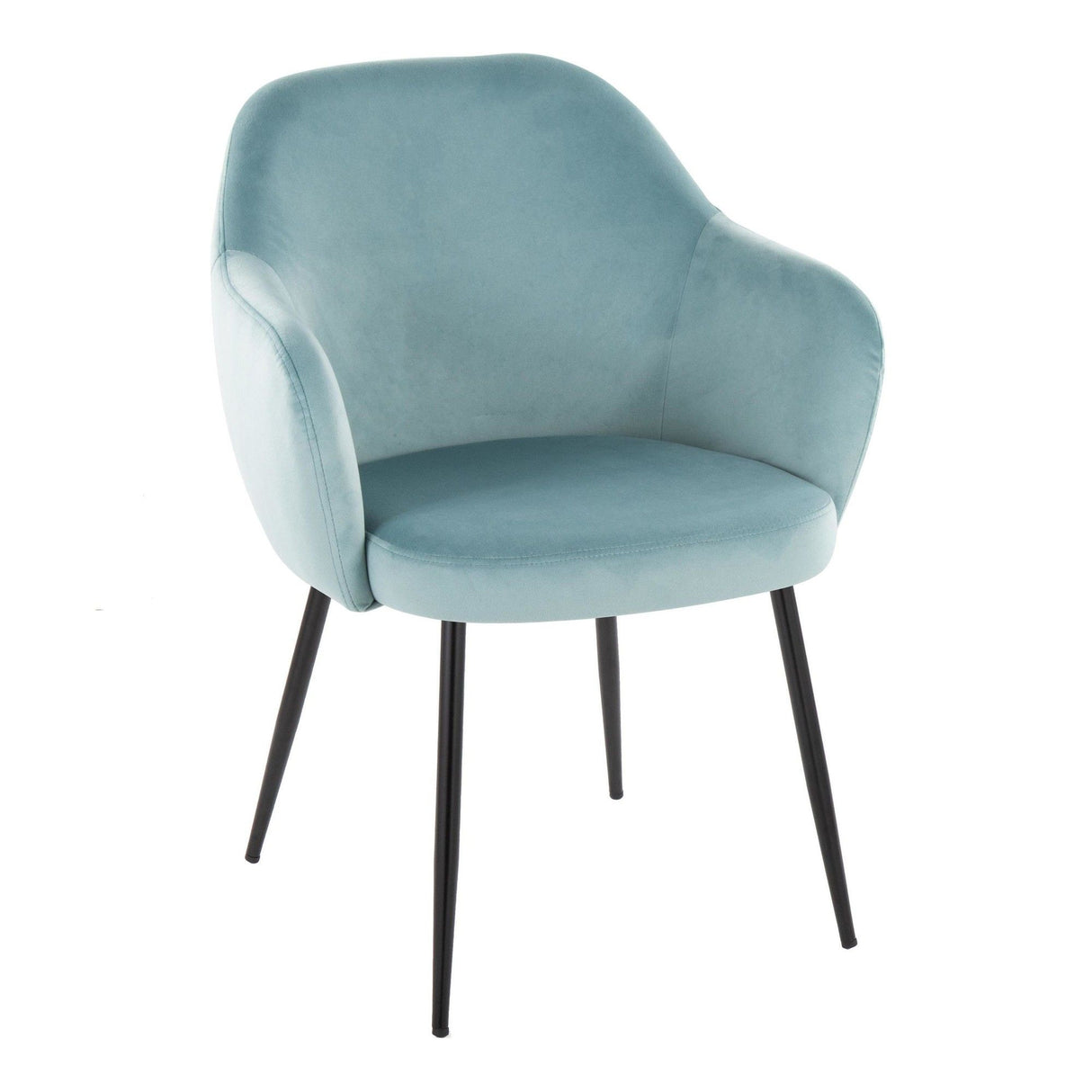 Buena - Dining Chair (Set of 2) - Black Metal Legs