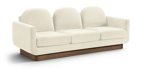 Diviento - Velvet Performance Fabric Upholstered Sofa