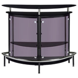Amarillo - Freestanding Glass Top Home Bar Wine Cabinet
