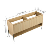 Freestanding Bathroom Vanity & Soft Close Cabinet Doors