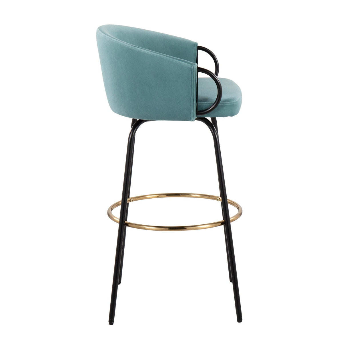 Claire - 30" Fixed-Height Barstool (Set of 2) - Black Base