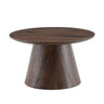 Circular Coffee Table With Adjustable Feet