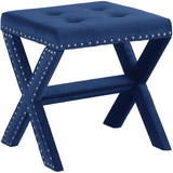 Upholstered Accent Bench With Nailhead Trim