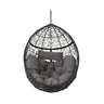 Kylie - Boho Style Hanging Basket Chair Rattan With Water Resistant Cushions