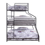 Caius II - Twin Over Full/Queen Bunk Bed - Gunmetal