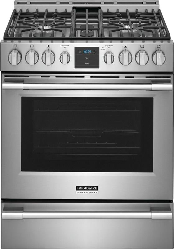 30" Front Control Gas Range with Air Fry - (PCFG3078A)
