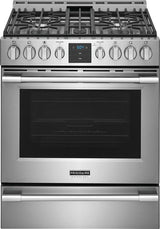 30" Front Control Gas Range with Air Fry - (PCFG3078A)