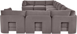 Hammond - Velvet Performance Fabric Upholstered 10 Piece Sectional