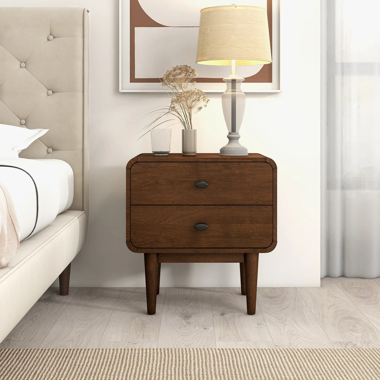 Alexa - Night Stand - Brown