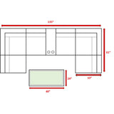Elegant 4 Person Wicker Patio Seating Set With Cushions And Glass Top Table