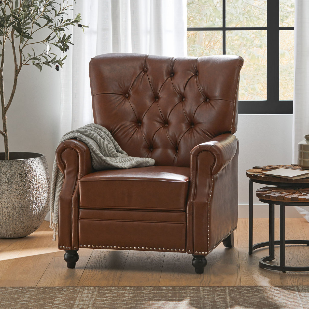 Welch - Contemporary Tufted Pushback Recliner