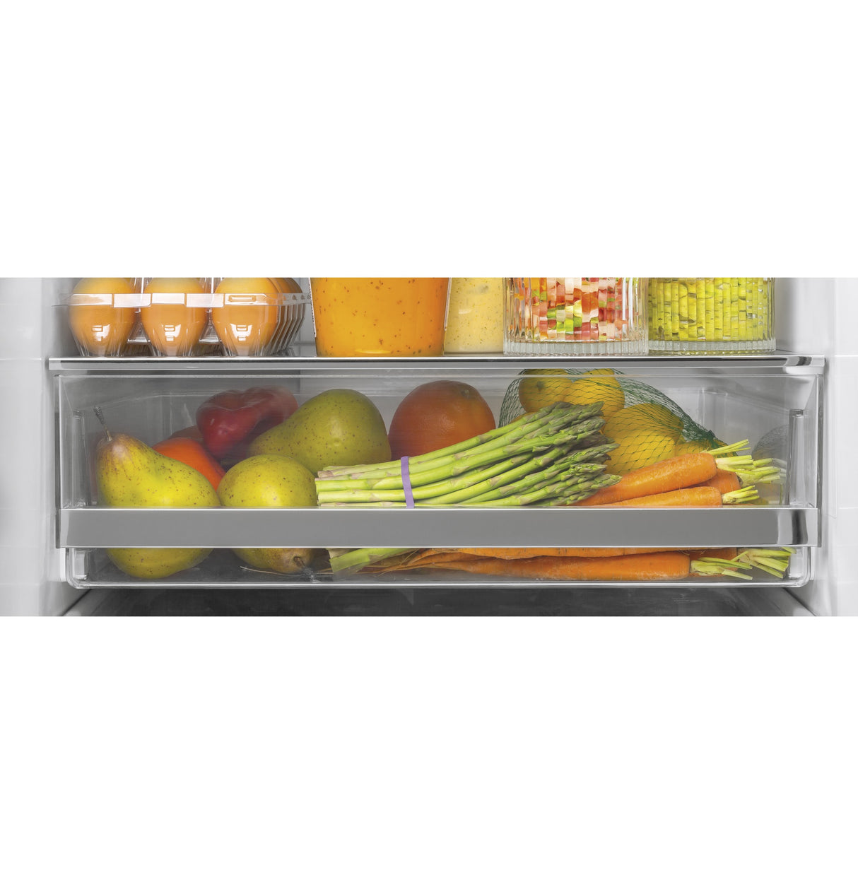 GE GLE12HSPSS - 24 in. 11.9 cu. ft. Counter Depth Bottom Freezer Refrigerator - Stainless Steel