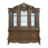 Latisha - Buffet & Hutch - Antique Oak