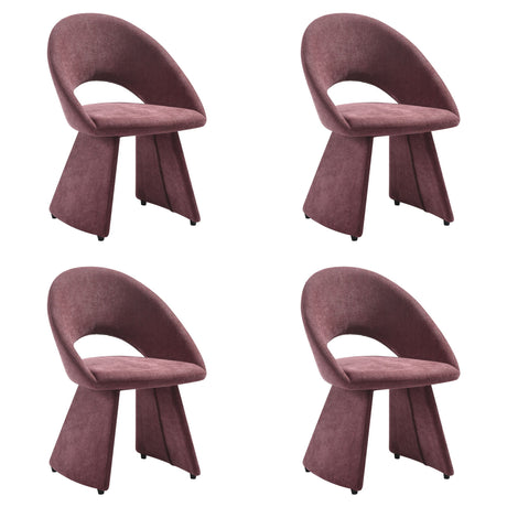 Angelina - Modern Curved Back Upholstered Dining Chair