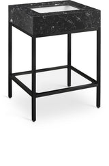 Marmo - Engineered Marble Bathroom Vanity With Black Base