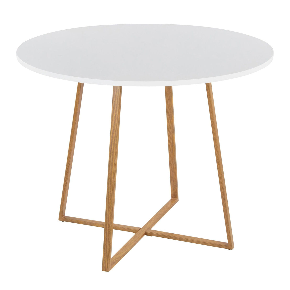 Cosmo - Dining Table - Natural Wood Metal Base