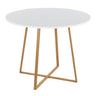 Cosmo - Dining Table - Natural Wood Metal Base