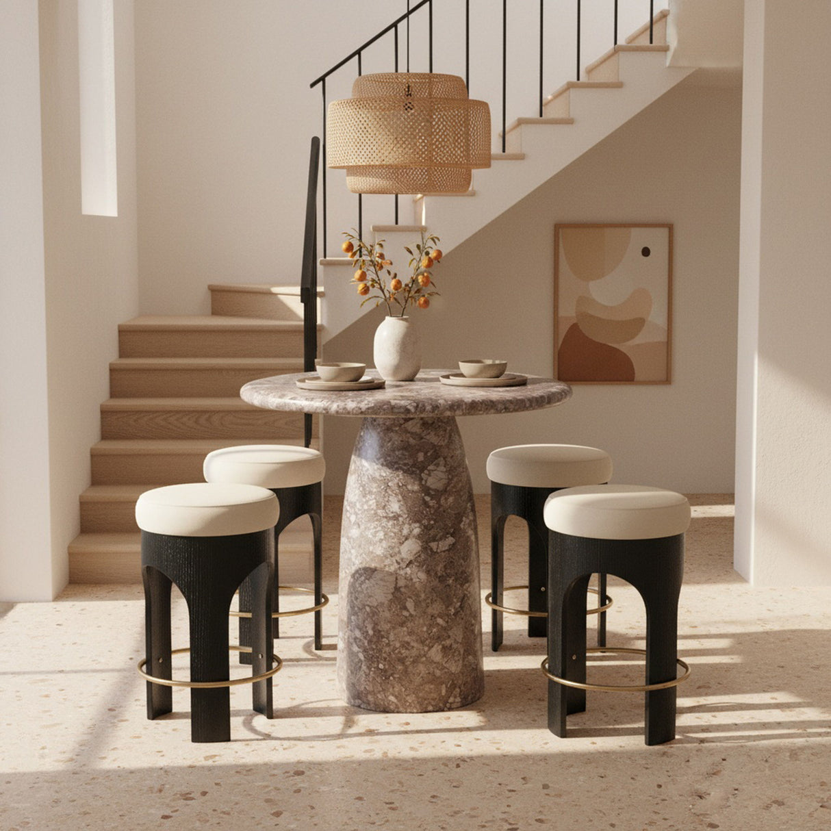 Cosenza - Concrete Indoor / Outdoor Bar Table