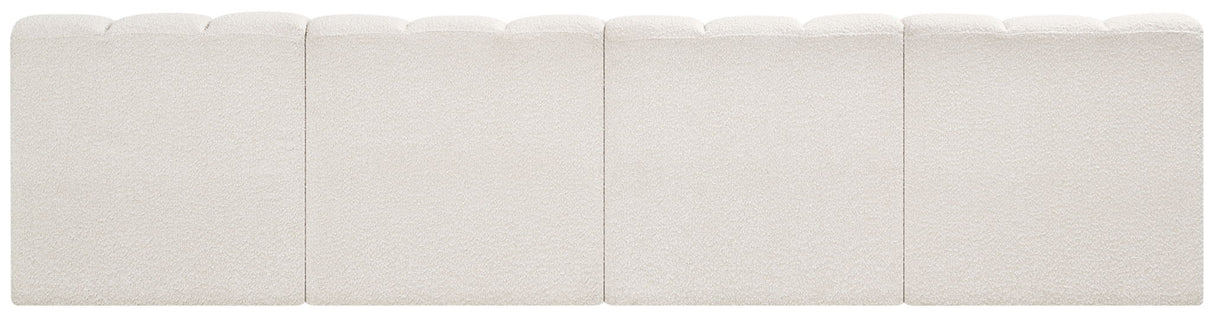 Arc - Boucle Fabric 4 Seats Modular Sofa
