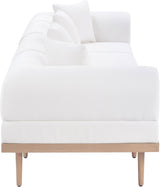 Laguna - 4 Piece Resilient Water Resistant Fabric 142" Upholstered Outdoor Patio Modular Sofa
