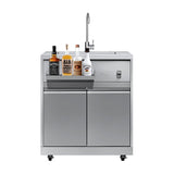 32 in. Sink with Cabinet in Stainless-Steel for Outdoor Kitchen (KM-OKS-SWC)