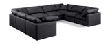Indulge - Faux Leather 8 Piece Modular Sectional