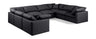 Indulge - Faux Leather 8 Piece Modular Sectional