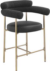 Blake - Counter Stool With Bronze Legs (Set of 2)
