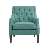 Qwen - Button Tufted Accent Chair With - Teal