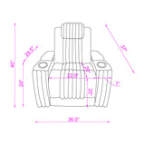 Duran - Power Recliner With Power Headrest