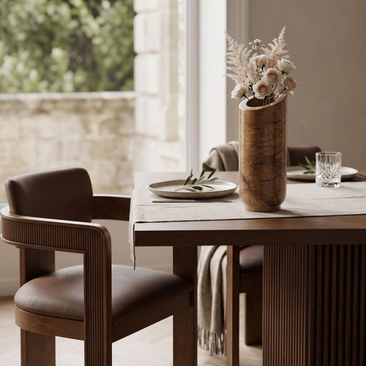 Lochlan - Genuine Marble Vase