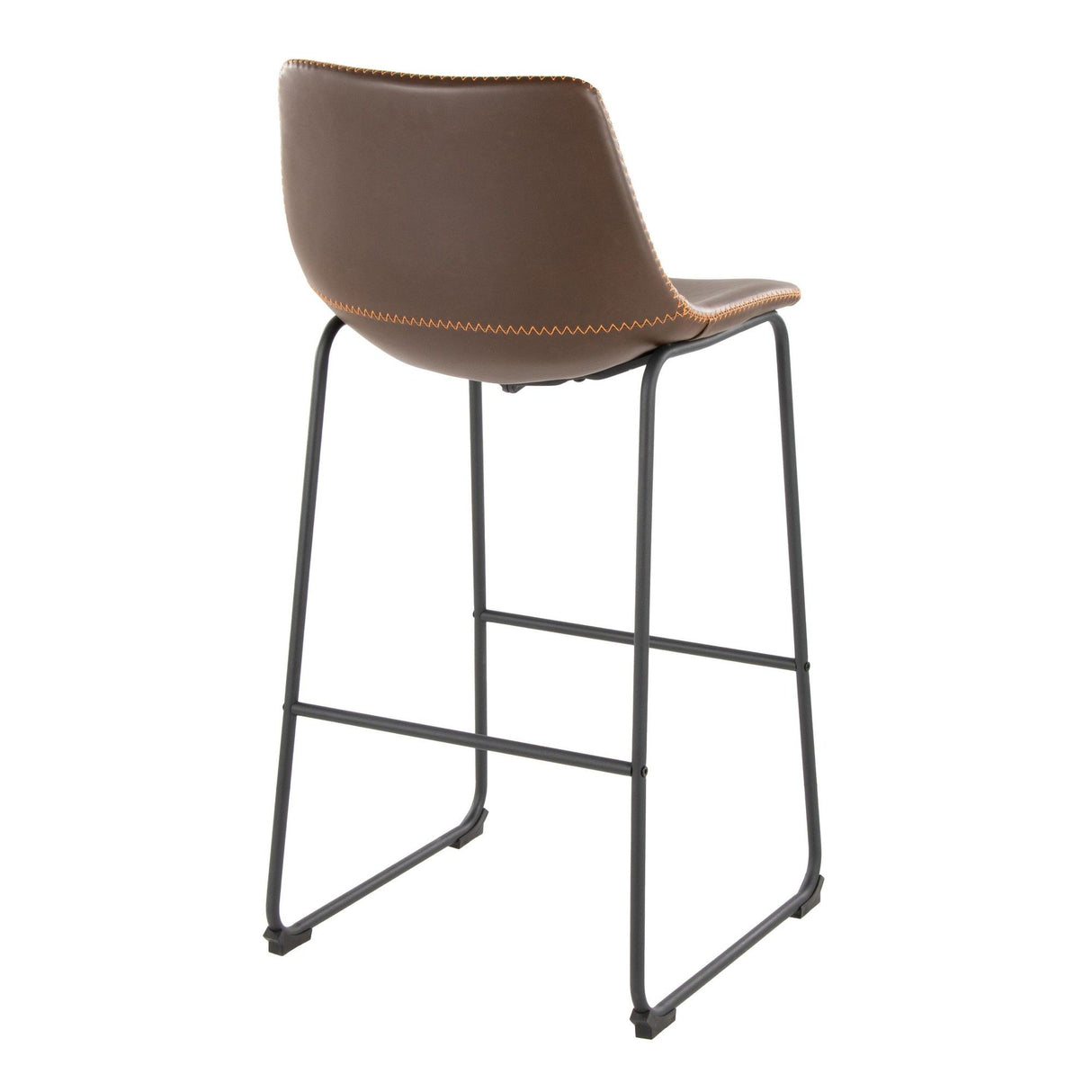 Duke - 26" Fixed-Height Stool - Black Metal
