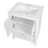 Modern Bathroom Vanity With Elegant Twill Design