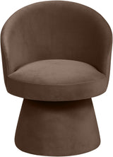 Selene - Upholstered Swivel Dining Chair