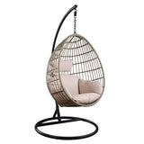Vasant - Hanging Chair - Fabric & Wicker