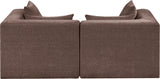 Stellar - 2 Piece 76" Upholstered Modular Loveseat