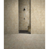 Marble Tile For Floor And Wall Honed 12 X 24" Stone (Set of 4) - Beige / Gold