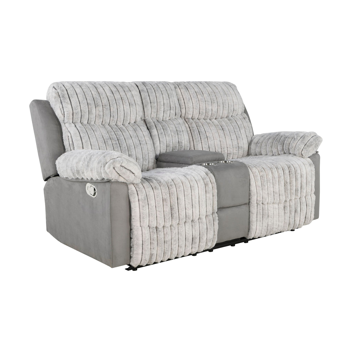 Bruni - Console Reclining Loveseat With Manual Recline